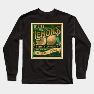 If Life gives you Lemons vintage posters Long Sleeve T-Shirt